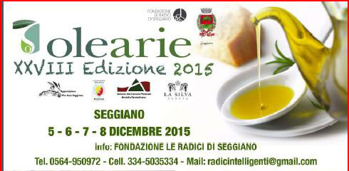 Olearia – XXVIII Edizione 2015 – Seggiano (GR) – 5-8 Dicembre 2015