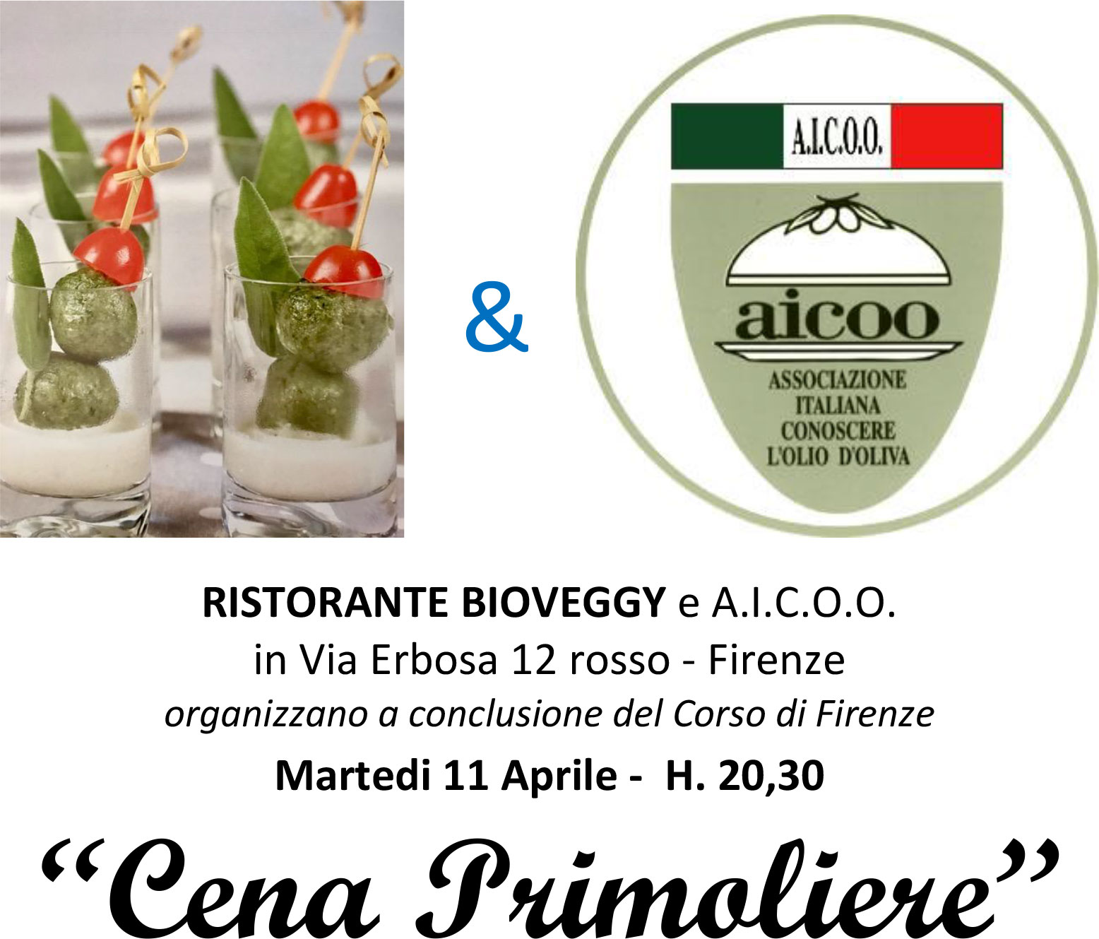 Cena Primoliere Corso Firenze