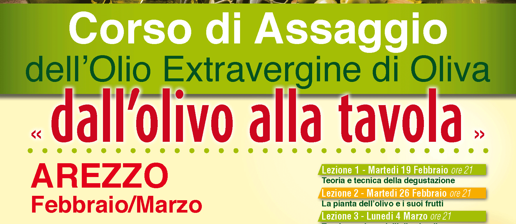 Corso di Assaggio – Arezzo