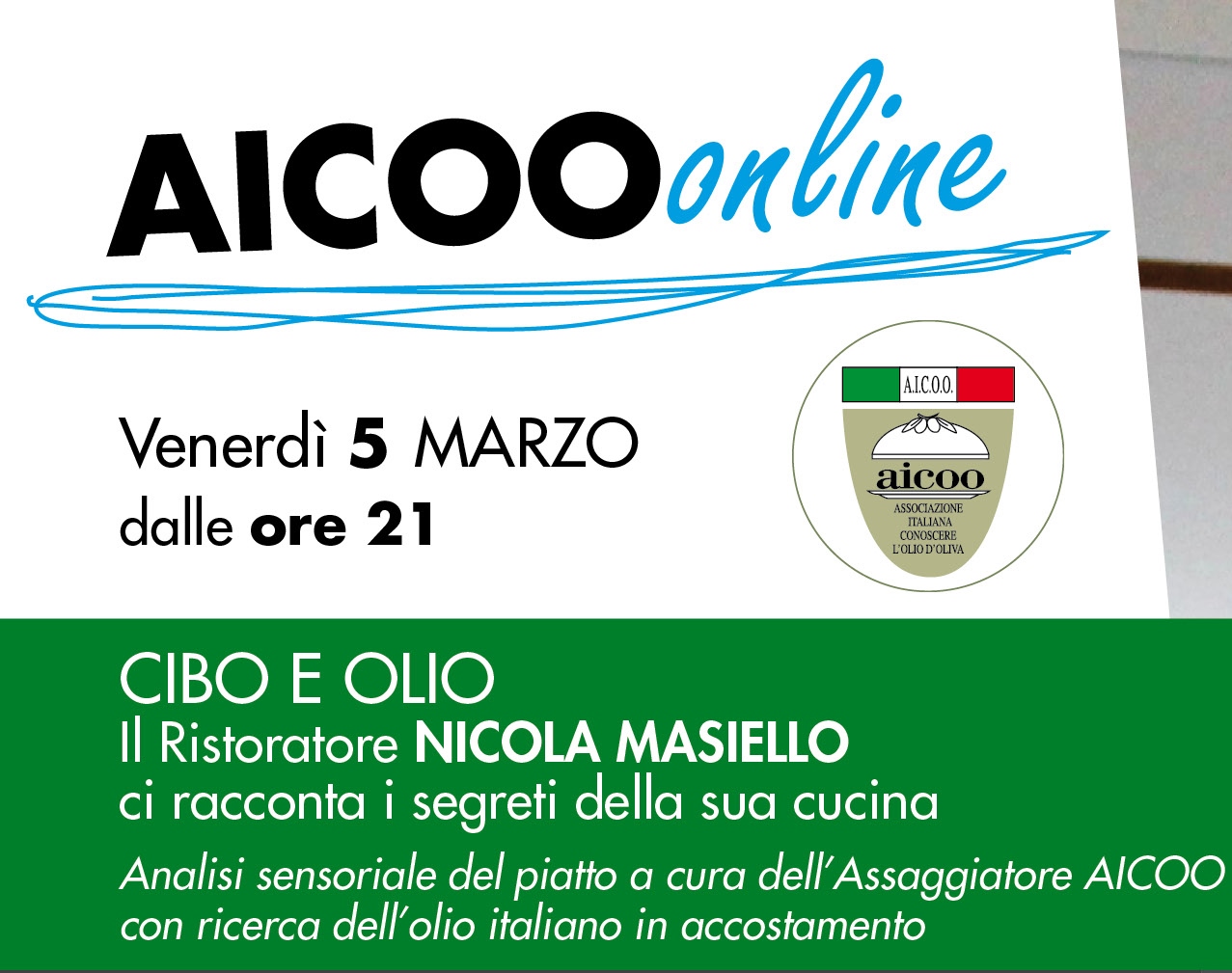 AICOO – Online –             Seconda Serata