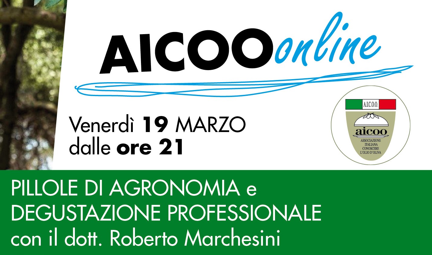 AICOO Online – 3 Evento    – 19 Marzo 2021