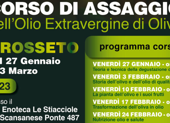 Corso di Assaggio -Grosseto dal 27 genn. al 3 marzo 2023