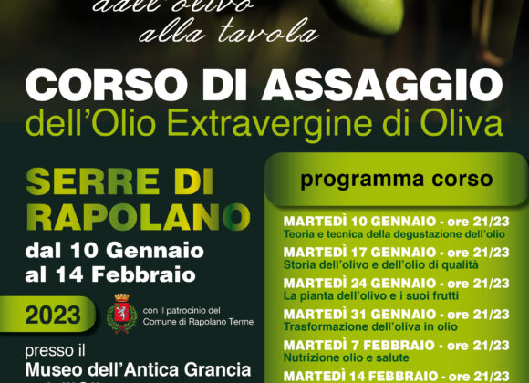 Corso Assaggio  – Gennaio -Febbraio – Serre di rapolano