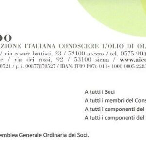 Convocazione ASSEMBLEA dei soci AICOO