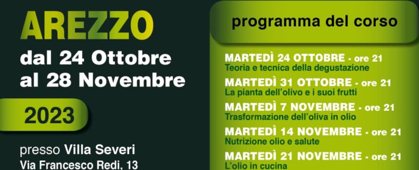 Corso Assaggio – Arezzo – Ottobre/Novembre 2023