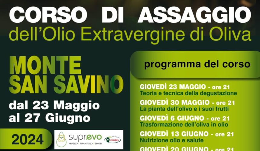 Corso di assaggio – monte san savino