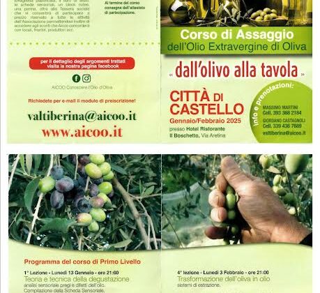 CORSO ASSAGGIO – CITTA’ Di castello – 13 gennaio – 17 febbraio 2025