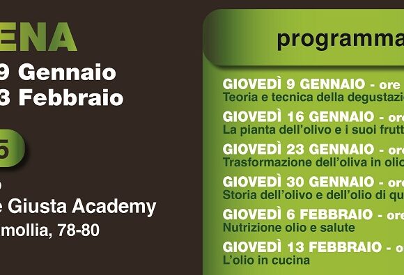Corso Assaggio – SIENA- 9 gennaio -13 febbraio 2025